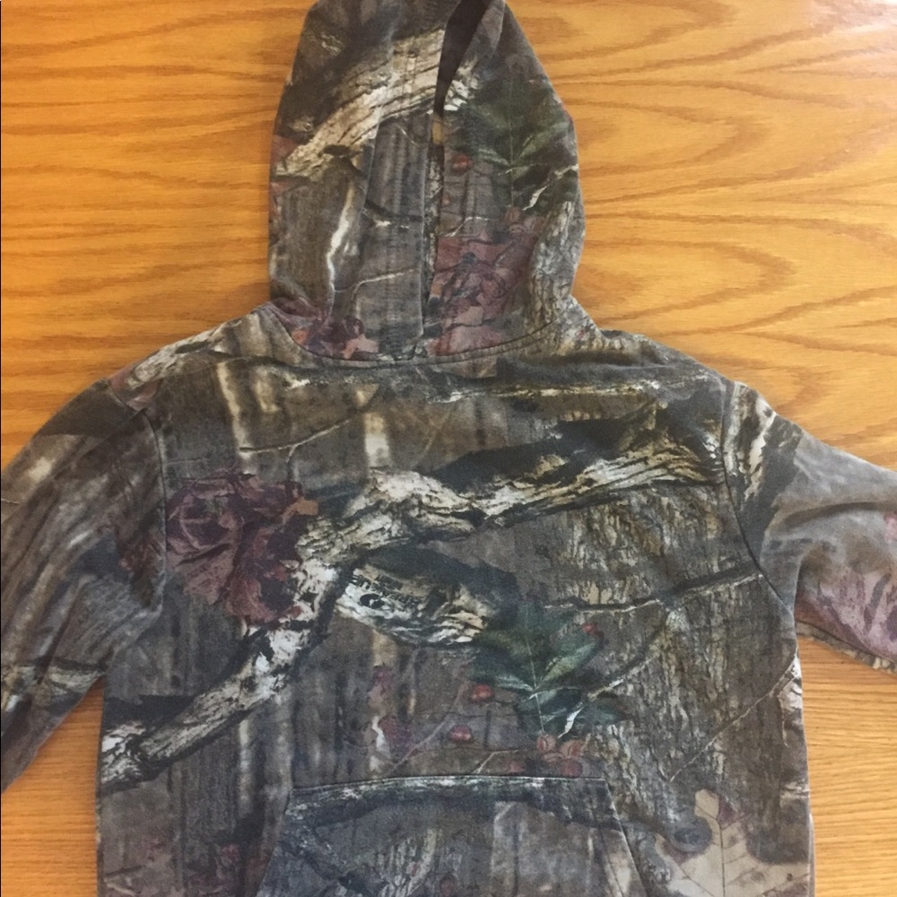 Youth Mossy Oak camouflage hoodie!